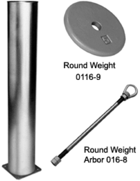 Round Weight Arbor Components